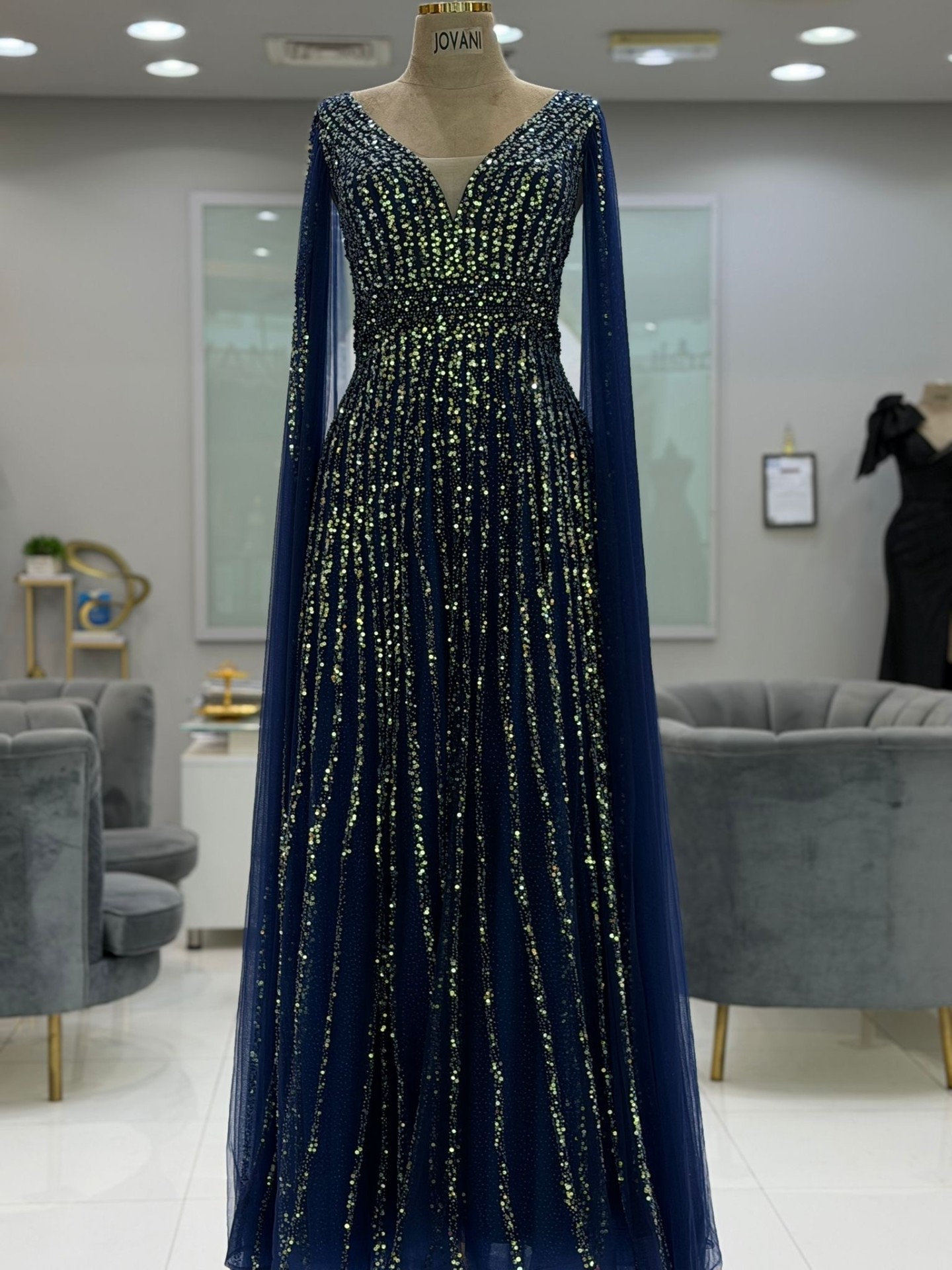 Midnight Sapphire Cascade