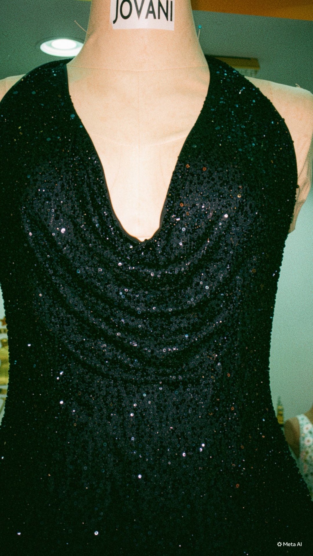 Onyx Cowl Sequin